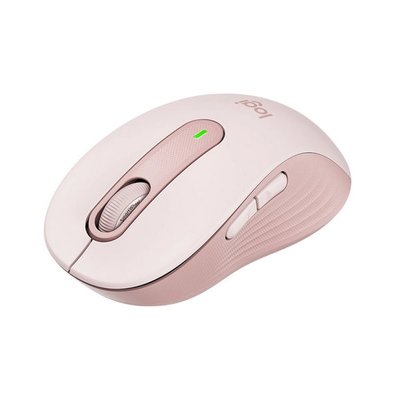 Wireless Mouse Logitech M650 L Signature, Optical, 400-4000 dpi, 5 buttons, 1xAA, 2.4GHz/BT, Rose 139236 фото
