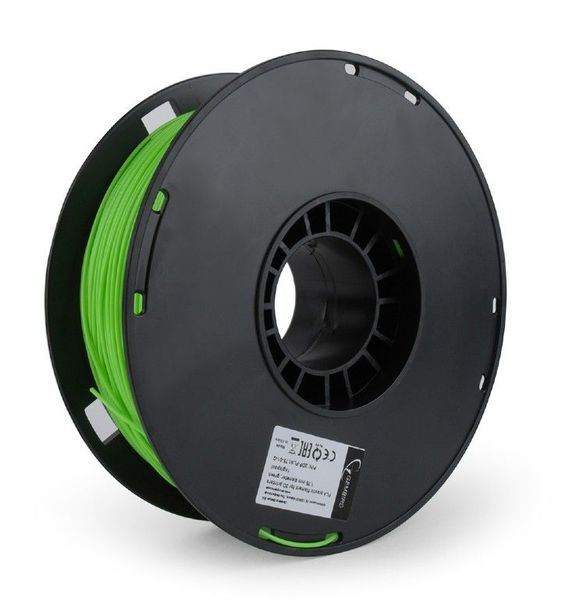 PLA 1.75 mm, Green Filament, 1 kg, Gembird 3DP-PLA1.75-01-G 128888 фото