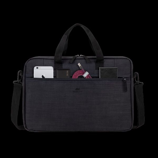 NB bag Rivacase 8038, for Laptop 15.6" & City Bags + Wireless mouse, Black 205438 Imagini