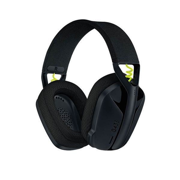 Wireless Gaming Headset Logitech G435, 40mm drivers, 20-20kHz ,45 Ohm, 83,1dB 165g 2.4 Ghz/BT Black 137360 фото