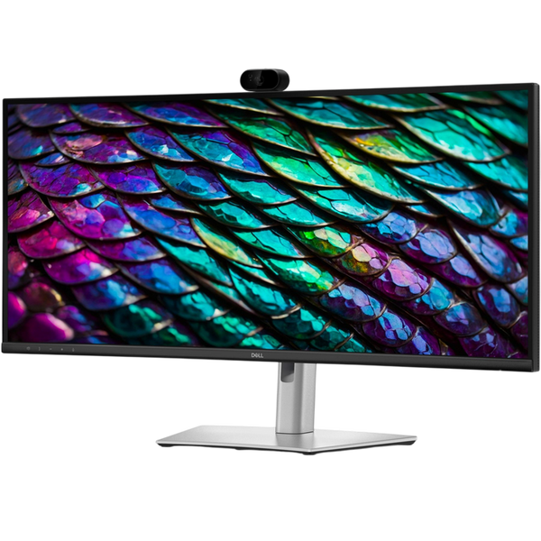 34" DELL Pro P3426WEB,Black,Curved-IPS,3440x1440,100Hz,5ms,350cd,CR1500:1,WebCAM,LAN,HDMI+DP+USB+Typ 260617 Imagini