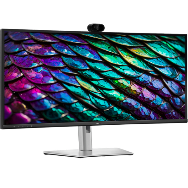 34" DELL Pro P3426WEB,Black,Curved-IPS,3440x1440,100Hz,5ms,350cd,CR1500:1,WebCAM,LAN,HDMI+DP+USB+Typ 260617 Imagini