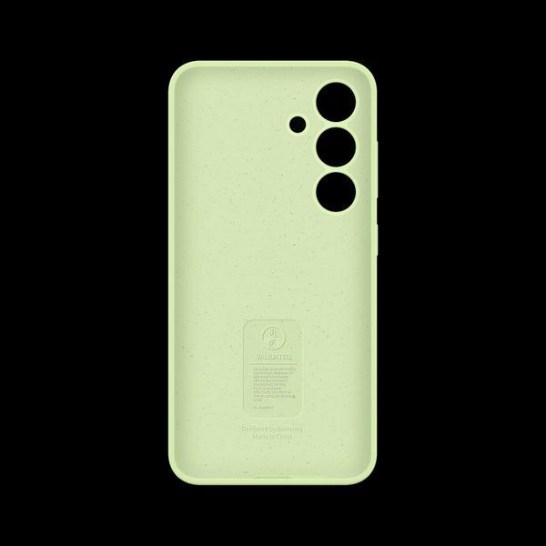 Original Sam. silicone cover Galaxy S24, Light Green 213617 фото