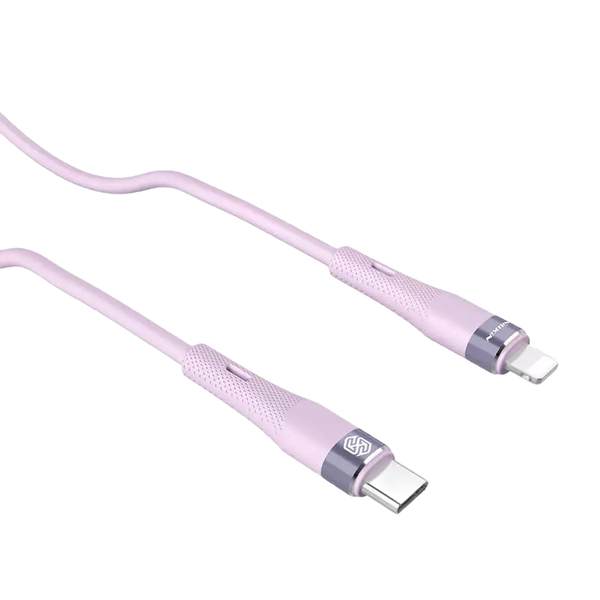 Type-C to Lightning Cable Nilkin, Flowspeed, 1.2M, Purple 208241 фото