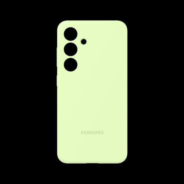 Original Sam. silicone cover Galaxy S24, Light Green 213617 фото