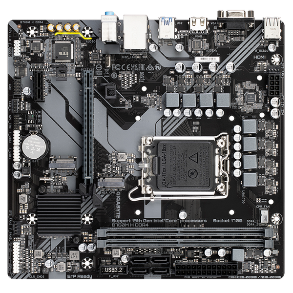 MB S1700 Gigabyte B760M H DDR4 mATX 229760 Imagini