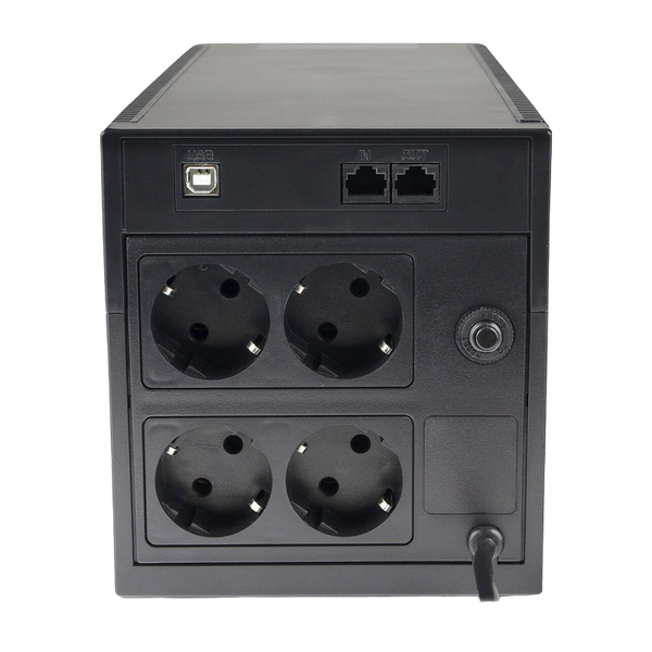 UPS PowerCom RPT-1500AP 1500VA/900W Line Interactive, AVR, LED, RJ45/RJ11, USB, 4xSchuko Sockets 149103 фото