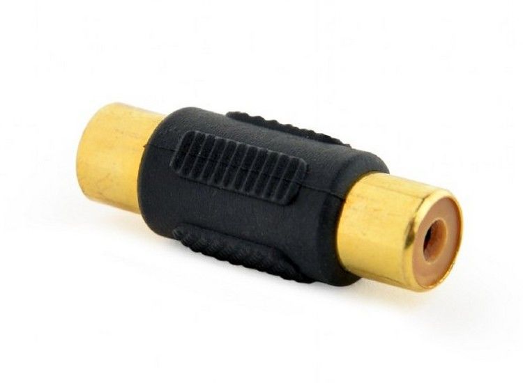 Audio adapter RCA (F) to RCA (F) Singl coupler, Cablexpert A-RCAFF-01 122845 фото