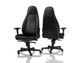 Gaming Chair Noble Icon NBL-ICN-PU-BLA Black/Black, User max load up to 150kg / height 165-190cm 117081 фото 8