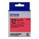 Tape Cartridge EPSON LK4RBP; 12mm/9m Pastel, Black/Red, C53S654007 105271 фото 1