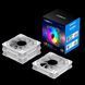 PC Case Ventilator GAMEMAX FN12A-C8I-W, 120mm, ARGB, 31.21dB, 44.35 CFM, 800-1600RPM, Hydro Bearing, White 207477 Imagini 6