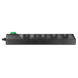Surge Protector 10 Sockets, 3m, Sven "SF-10E-16", Black, flame-retardant material 230693 фото 11