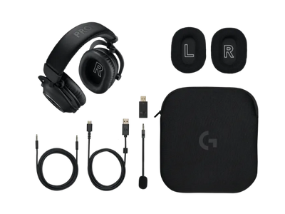 Wireless Gaming Headset Logitech G Pro X 2, 50mm driver, 20-20kHz, 38 Ohm, 87.8dB, 2.4Ghz, Black 207034 фото
