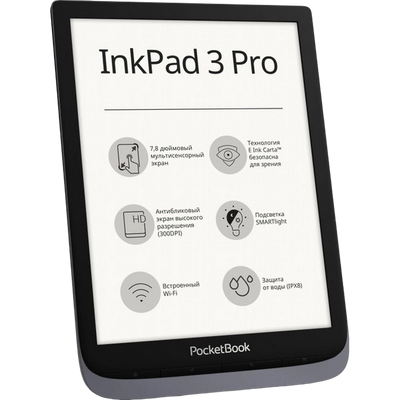eBook Reader PocketBook 740 Pro, Metallic Grey 205642 фото