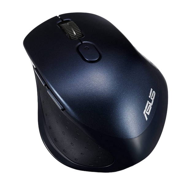 Wireless Mouse Asus MW203, Optical, 1000-2400 dpi, 6 buttons, Ergonomic, Silent, 1xAA, BT/2.4, Blue 138510 Imagini