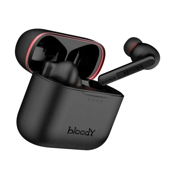 Gaming Wireless Earphones Bloody M90, 10 mm driver, 32 Ohm, 102db, 9g/41g, 40/500 mAh, 4h+20h, ENC, 137803 фото