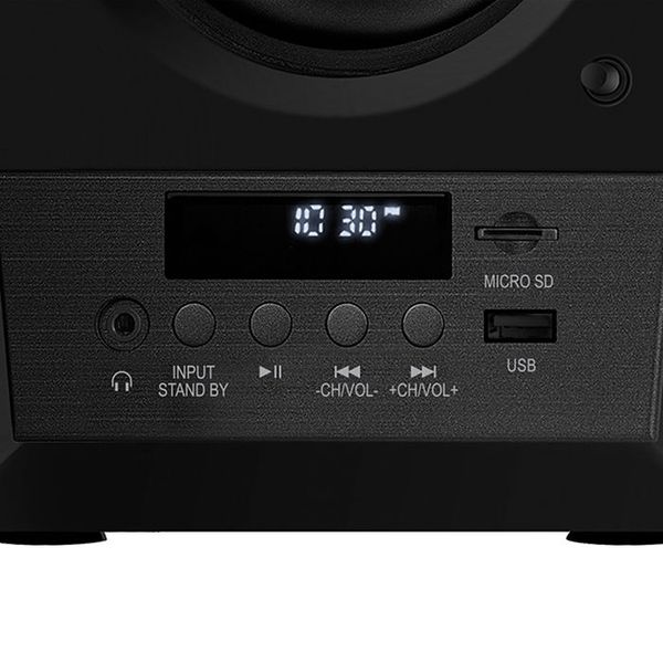 Speakers SVEN "MC-20" Black, 90w, Bluetooth, SD, USB Flash, Remote Control, FM, 3.5mm jack 78445 фото