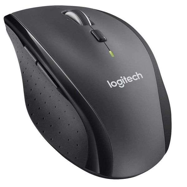 Wireless Mouse Logitech M705, Laser 1000 dpi, 7 buttons, Ergonomic, 2xAA, Black 82036 фото