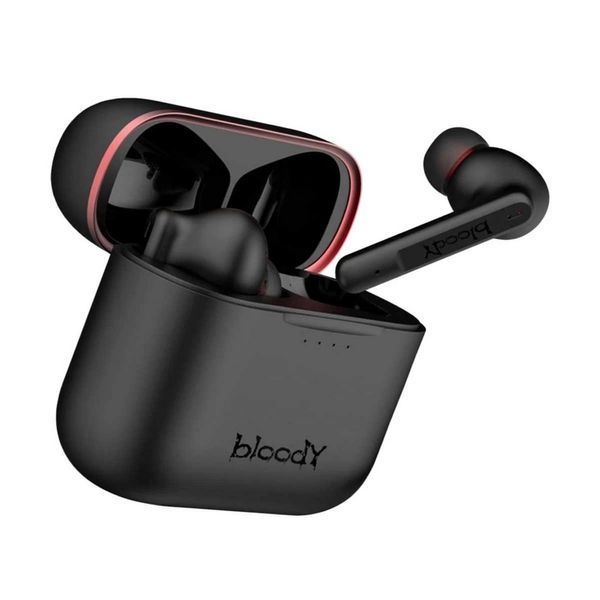 Gaming Wireless Earphones Bloody M90, 10 mm driver, 32 Ohm, 102db, 9g/41g, 40/500 mAh, 4h+20h, ENC, 137803 фото