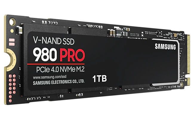 .M.2 NVMe SSD 1.0TB Samsung 980 PRO [PCIe 4.0 x4, R/W:7000/5000MB/s, 1000K/1000K IOPS, Elpis, 3DTLC] 120125 фото