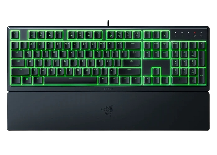 Gaming Keyboard Razer Ornata V3 X, Membrane, Low-profile, Silent, Macro, Laser-etched ABS Keycaps, S 146607 фото