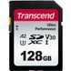 .128GB SDXC Card (Class 10) UHS-I, U3, Transcend 340S "TS128GSDC340S" (R/W:160/90MB/s) 138833 Imagini 1