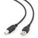 Cable USB, AM/BM, 1.8 m, USB2.0, High quality, Cablexpert, Black, CCP-USB2-AMBM-6 42854 фото 4