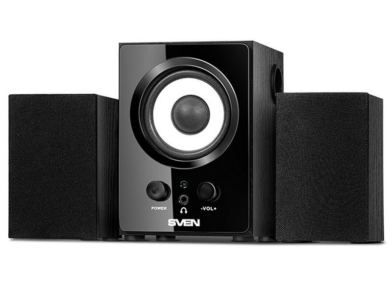 Speakers SVEN "MS- 80" Black, 7w / 5w + 2x1w / 2.1 43684 фото