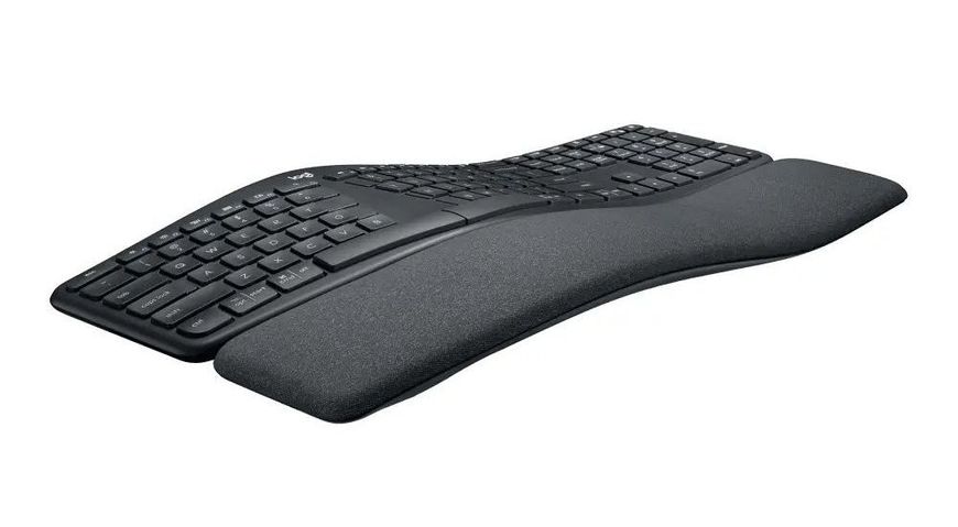 Wireless Keyboard Logitech ERGO K860, Curved keyframe, Split layout, US Layout, 2xAAA, 2.4/BT 149467 фото