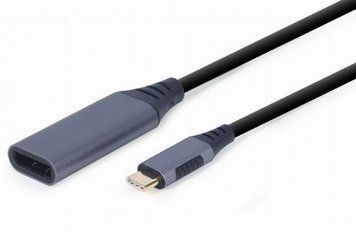 Adapter Type-C to DP socket 0.15m Cablexper, 4K at 60 Hz, A-USB3C-DPF-01 141450 Imagini