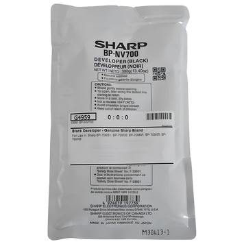 Developer Sharp BP-GV700, Black 217391 Imagini