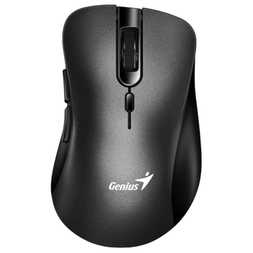 Wireless Mouse Genius Ergo 8100S, 800-1600 dpi, 6 buttons, Ergonomic, Silent, 1xAA, Black 215722 Imagini