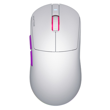 Gaming Mouse HATOR Quasar 3 ULTRA 8K wireless (HTM771) white 235528 Imagini