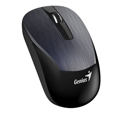 Wireless Mouse Genius ECO-8015, Optical, 800-1600 dpi, 3 buttons, Ambidextrous, Rechar., Iron Gray 89360 фото