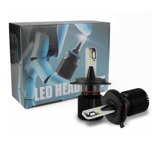 Becuri LED auto H3 12V-24V 8000LM, 6500K, Radiator 6590557 Imagini