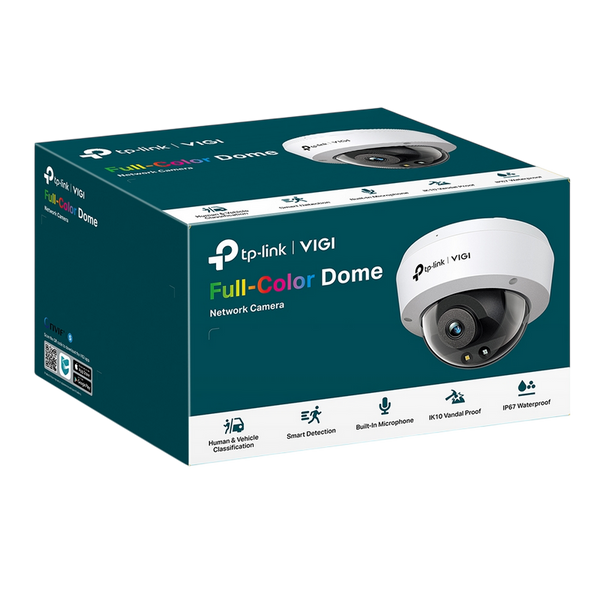 TP-Link Dome Outdoor Network Camera,"VIGI C240", 2.8mm, 4MP, IK10, IP67, PoE 263452 фото