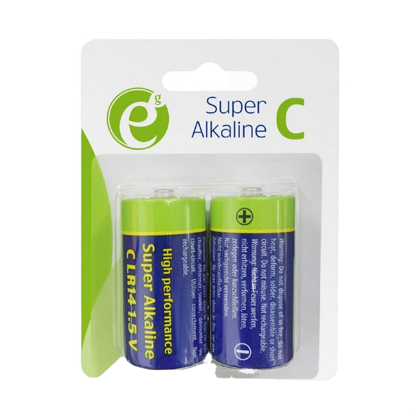 C size Energenie "EG-BA-LR14-01" 1.5V, Alkaline, Blister*2 146300 фото