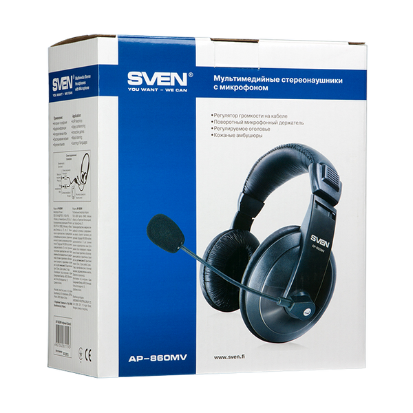 Headset SVEN AP-860MV with Microphone 4125 Imagini