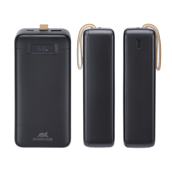 Портативное зарядное устройство Rivacase 30000 mAh PD 65W, VA1083, Black 226697 фото