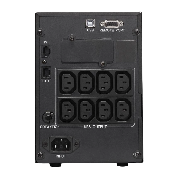 UPS PowerCom SPT-1500, 1500VA/1200W, Smart Line Interactive, Pure Sinewave, LCD, AVR, USB, 2xSchuko 121462 фото