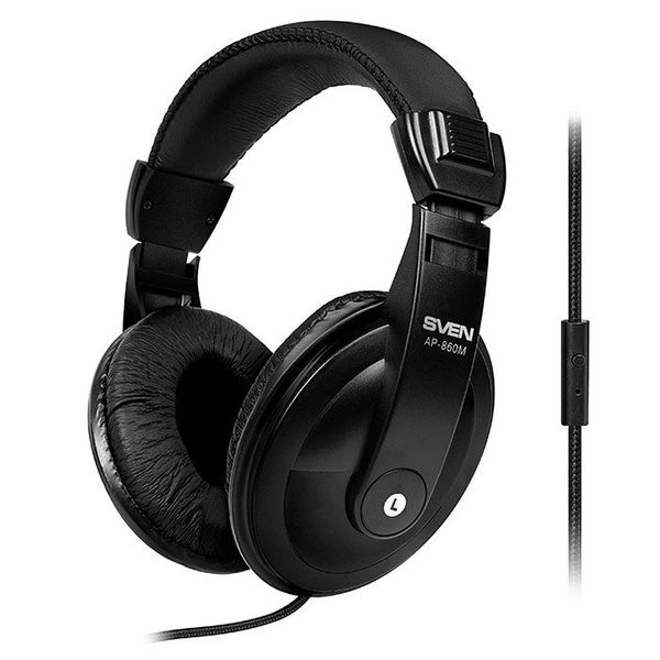 Headset SVEN AP-860M with Microphone on cable, 3,5mm jack (4 pin) 79556 фото