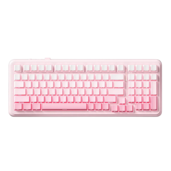 Gaming Wireless Keyboard MCHOSE K99 V2, Mechanical, Icy Creamsicle Switch, 98% Layout, PBT Double Sh 250955 фото