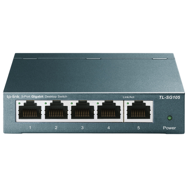 .5-port 10/100/1000Mbps Switch TP-LINK "TL-SG105", steel case 58438 Imagini