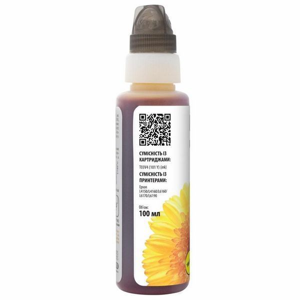 Ink Barva for Epson 101 Y yellow 100gr Onekey compatible 142522 фото