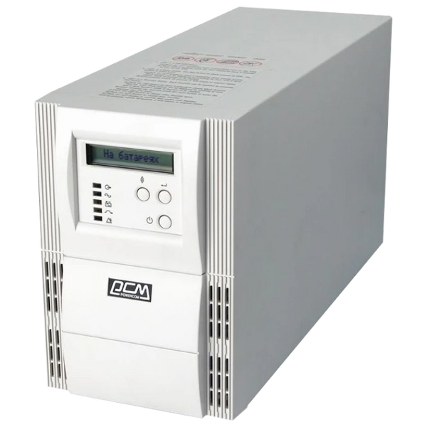 UPS PowerCom VGD-1000 1000VA/700W, On-Line, LCD,AVR,RJ45,USB,RS232, SNMP, 2xSchuko, Ext. batt. conn 12316 фото