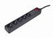 Surge Protector 5 Sockets, 1.5m, Gembird SPG5-C-5, Black 45815 фото 1
