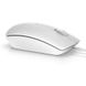Mouse Dell MS116, Optical, 1000dpi, 3 buttons, Ambidextrous, White, USB 134678 фото 1