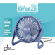Ventilator Cellularline Desk Breeze, Violet 267635 Imagini 2