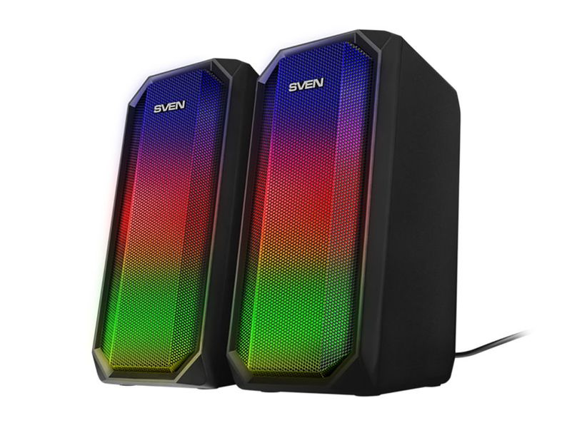 Speakers SVEN "420" Black, 10w, USB power / DC 5V, RGB Light 148570 фото