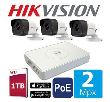 HIKVISION by HIWATCH POE 2 Megapixeli IP 1TB 6597843 Imagini